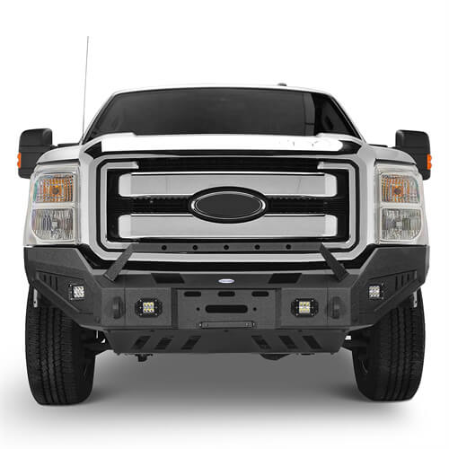 Aftermarket Front & Rear Bumper For 2011-2016 Ford F-250 - LandShaker4x4