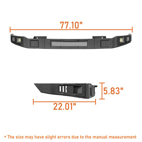 Aftermarket Full Width Front Bumper w/ LED Spotlights (13-18 Ram 1500, Excluding Rebel) - LandShaker