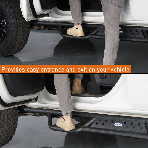LandShaker Nerf Side Step Bars (21-24 Ford Bronco 4-Door)