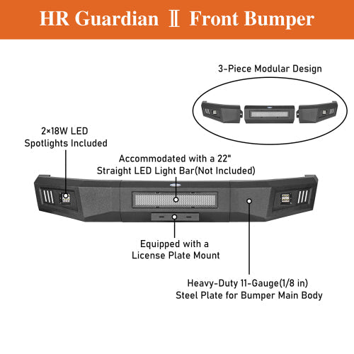 09-14 Ford F-150 Full Width Front Bumper (Excluding Raptor) - LandShaker