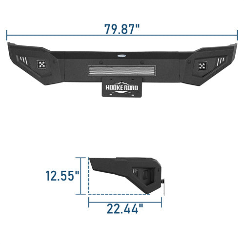Front Bumper w/ LED Spotlights Included For 2015-2019 Chevy Silverado 2500HD/3500HD - Langshaker4x4
