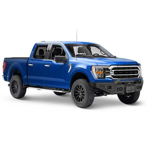 Discovery Ⅰ Front Bumper w/ LED Spotlights For 2021-2023 Ford F-150 (Excluding Raptor) - LandShaker