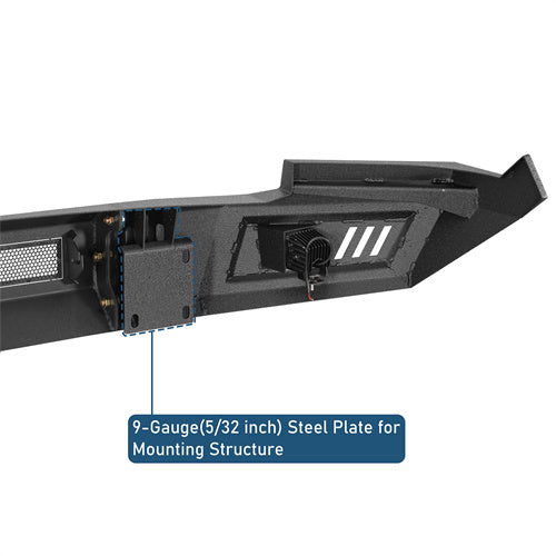 Road Trip Front Bumper w/ LED spotlights included For 2009-2012 Ram 1500 - LandShaker