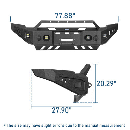 Road Trip Front & Rear Bumper For 2010-2018 Ram 2500 - LandShaker4x4