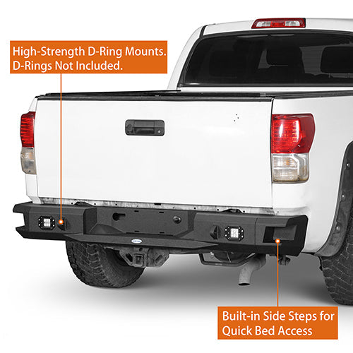 Front Bumper w/Hoop & Rear Bumper(07-13 Toyota Tundra)-LandShaker