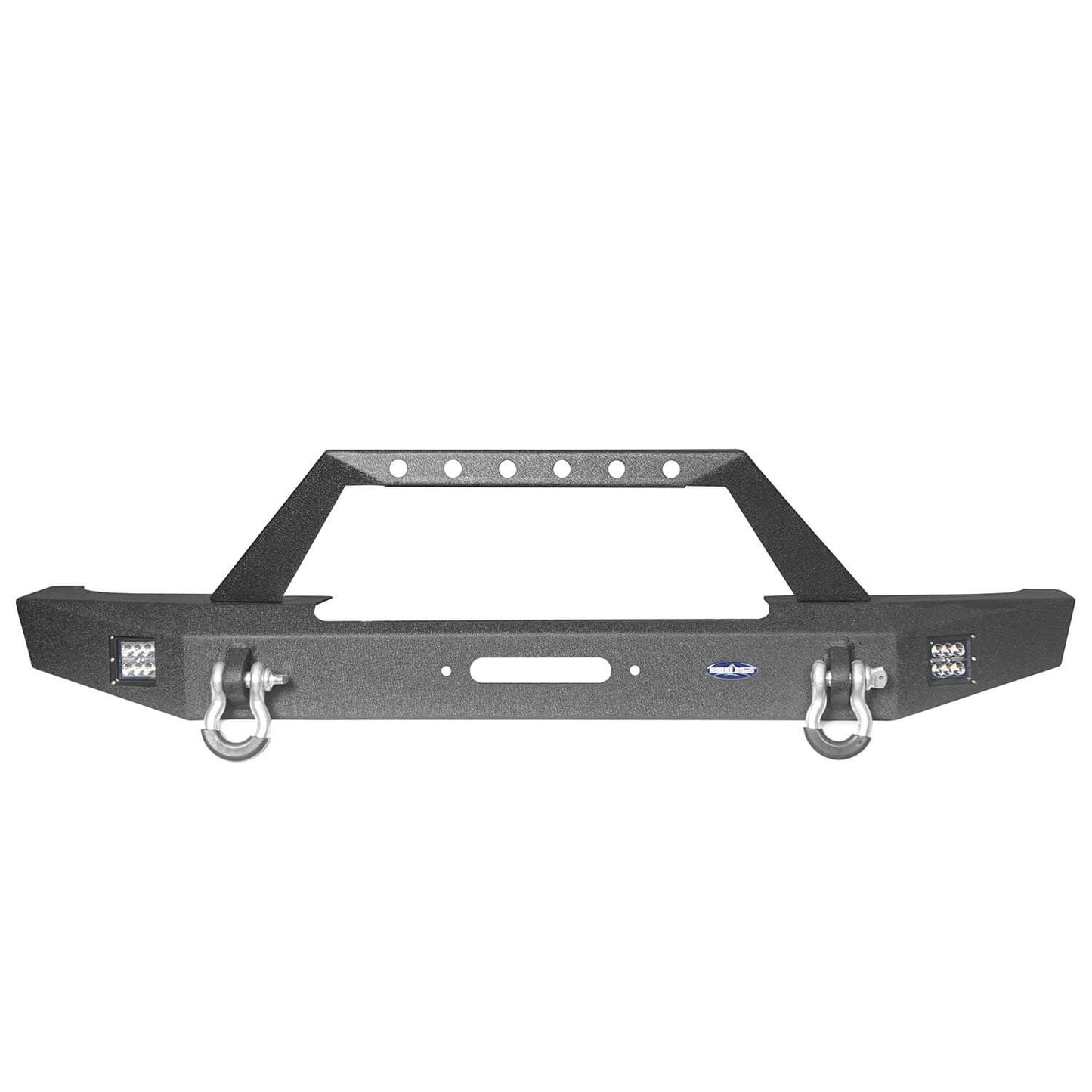 Destroyer Full Width Front Bumper w/ Winch Plate(84-01 Jeep Cherokee XJ)-LandShaker