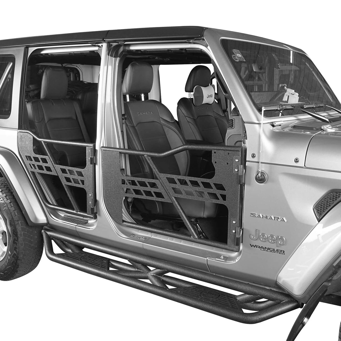 4 Door Tubular Door & Side Steps(18-25 Jeep Wrangler JL)-LandShaker