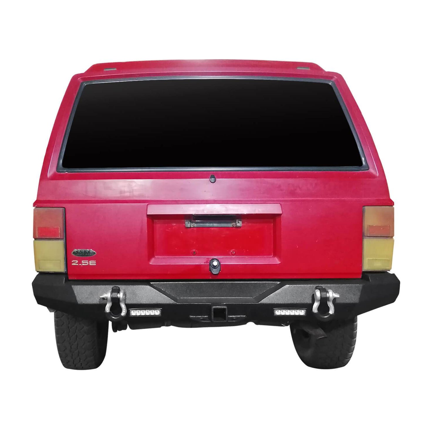 Discovery Rear Bumper w/LED Floodlights(84-01 Jeep Cherokee XJ)-LandShaker