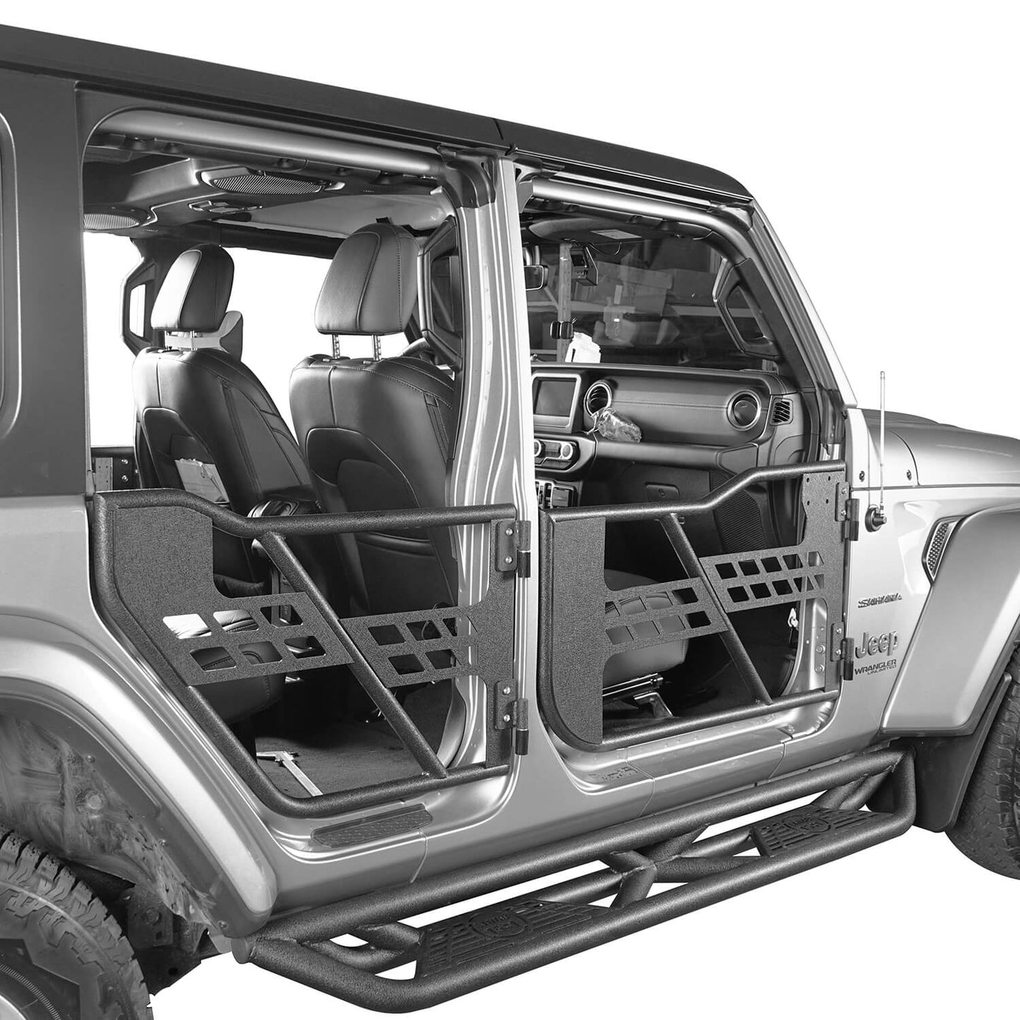 4 Door Tubular Door & Running Boards(18-25 Jeep Wrangler JL)-LandShaker