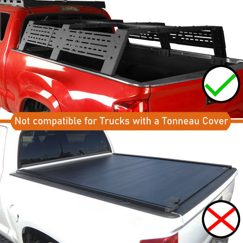 12.2" High Overland Bed Rack (Toyota Tacoma & Tundra) - LandShaker