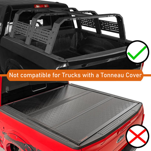 18.8" High Overland Bed Rack (Ford F-150 & Raptor & Dodge Ram 1500 & Chevy Silverado 1500 & GMC Sierra 1500) - LandShaker
