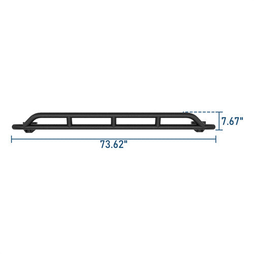 Nerf Bars Slider Running Boards Rocker Guard(07-18 Jeep Wrangler JKU)-LandShaker
