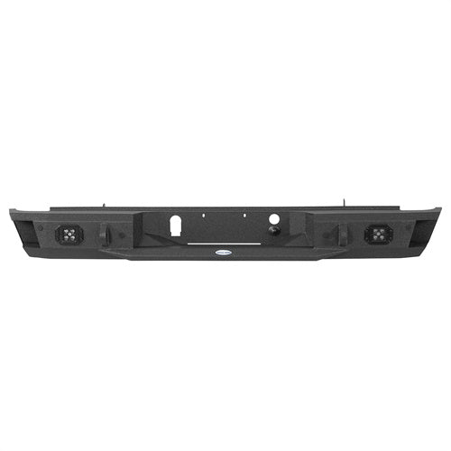 Road Trip Rear Bumper w/ LED Spotlights For 2007-2018 GMC Sierra 1500 - LandShaker4x4