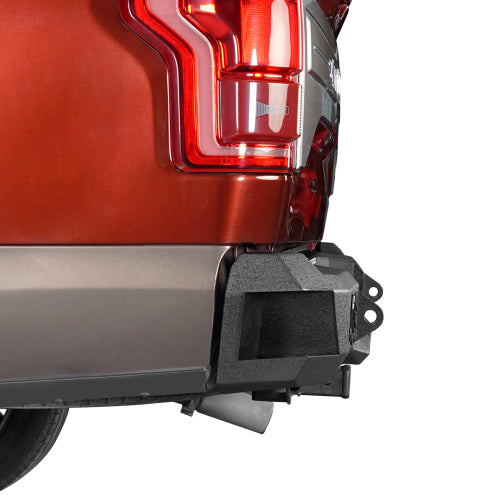 15-17 Ford F-150 Rear Bumper w/25W Spotlight (Excluding Raptor) - LandShaker
