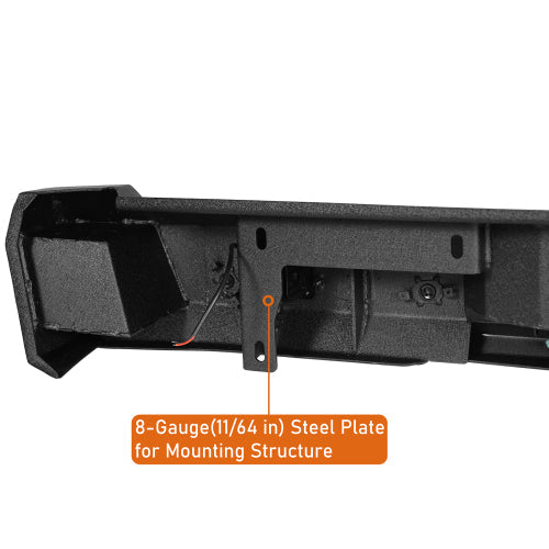15-17 Ford F-150 Rear Bumper w/25W Spotlight (Excluding Raptor) - LandShaker