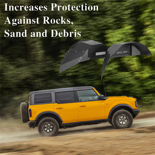 Rear Inner Fender Liners (21-24 Ford Bronco, Excluding Raptor) - LandShaker