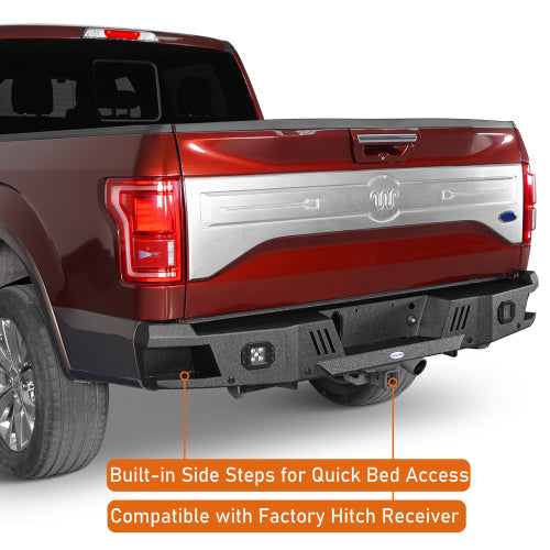 Replacement Rear Bumper for 15-17 Ford F-150 (Excluding Raptor) - LandShaker