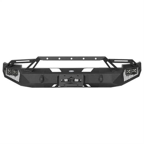 Road Trip Front Bumper w/ LED Spotlights For 2007-2013 Chevy Silverado 1500 2nd Generation - LandShaker