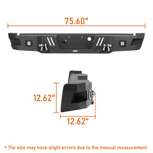 Aftermarket Front & Rear Bumper For 2011-2016 Ford F-250 - LandShaker4x4