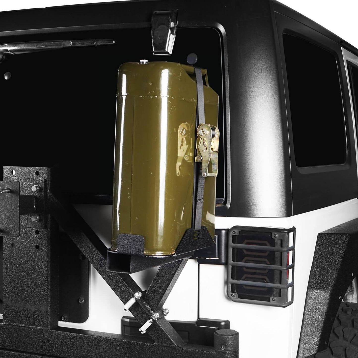 5.3 Gallon Spare Tire Jerry Can Holder(07-18 Jeep Wrangler JK)-LandShaker