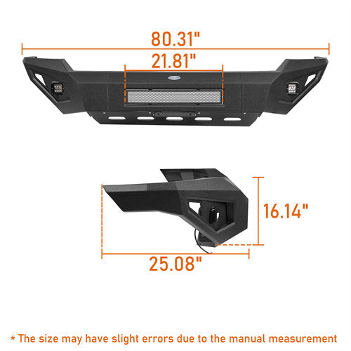 03-05 Ram 2500 Full Width Front Bumper w/ Skid Plate - LandShaker