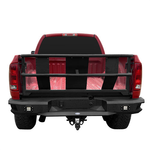 03-05 Ram 2500 Rear Bumper w/ 2×18W LED white floodlights - LandShaker
