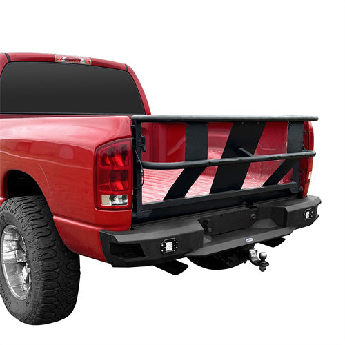 03-05 Ram 2500 Rear Bumper w/ 2×18W LED white floodlights - LandShaker