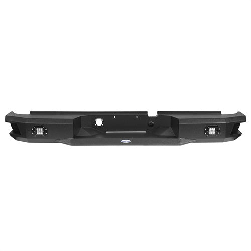 03-05 Ram 2500 Rear Bumper w/ 2×18W LED white floodlights - LandShaker