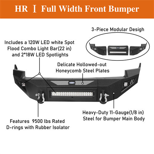 09-12 Ram 1500 Full Width Front Bumper - LandShaker