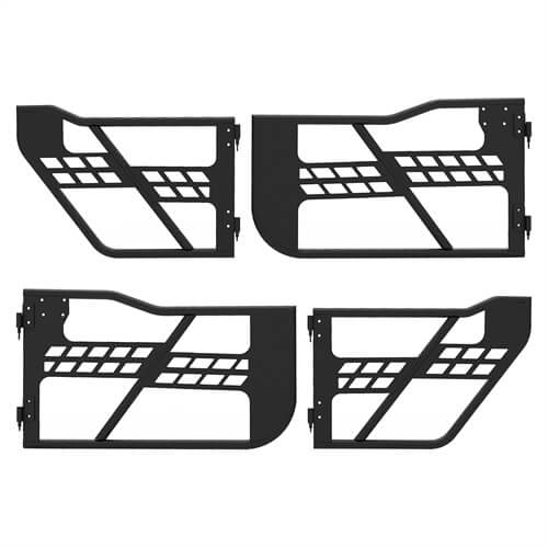 4-Door Side Steps & Tubular Half Doors Combo(20-25 Jeep Gladiator JT)-LandShaker