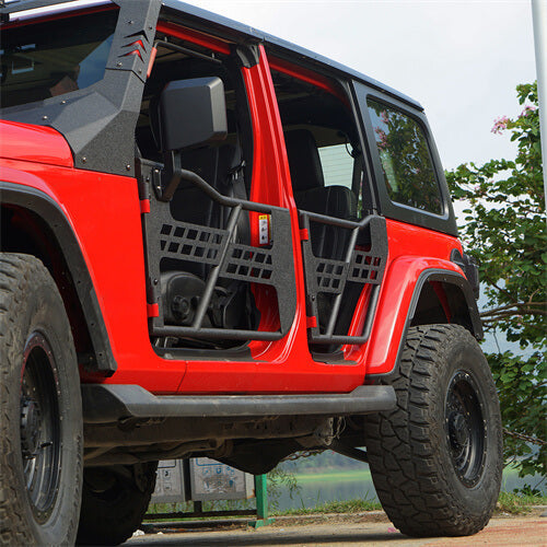 4-Door Side Steps & Tubular Half Doors Combo(20-25 Jeep Gladiator JT)-LandShaker