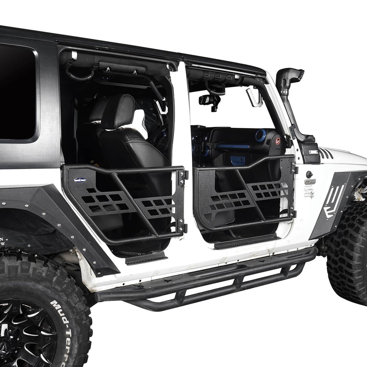 Tubular Doors Half Doors(07-18 Jeep Wrangler JK 4 Door)-LandShaker