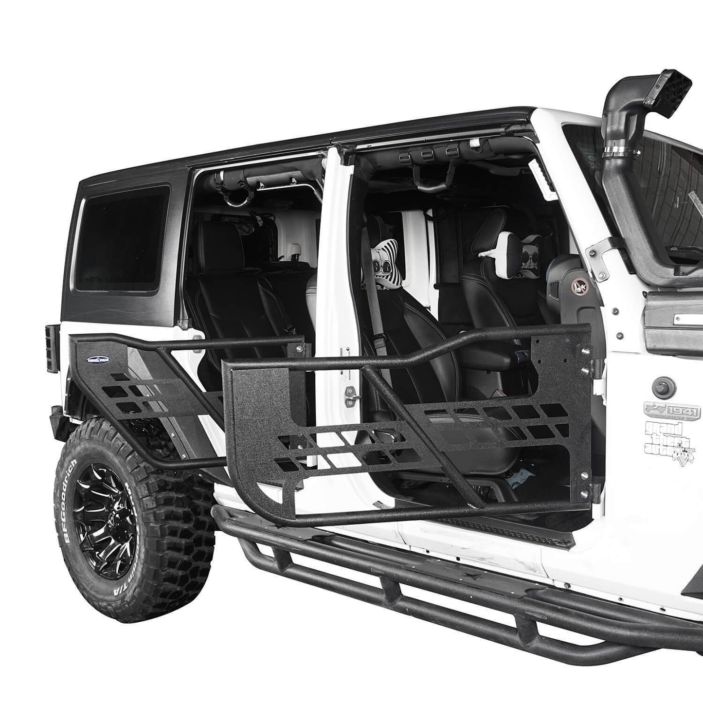 Tubular Doors Half Doors(07-18 Jeep Wrangler JK 4 Door)-LandShaker