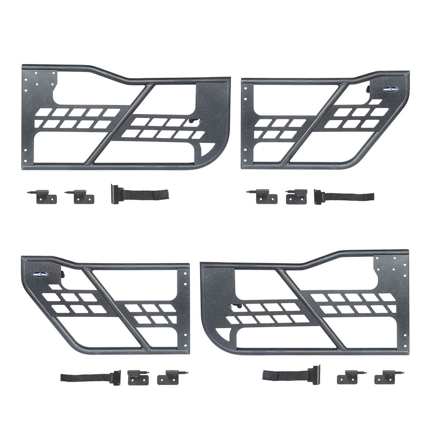 Tubular Doors Half Doors(07-18 Jeep Wrangler JK 4 Door)-LandShaker