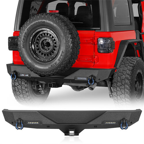 Different Trail Front & Rear Bumper Combo(18-25 Jeep Wrangler JL)-LandShaker