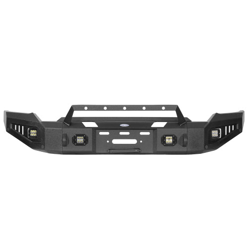 Aftermarkert Full-Width Front Bumper w/ Winch Plate (20-23 GMC Sierra 2500HD/3500HD) - LandShaker