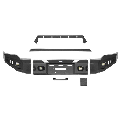 Aftermarkert Full-Width Front Bumper w/ Winch Plate (20-23 GMC Sierra 2500HD/3500HD) - LandShaker