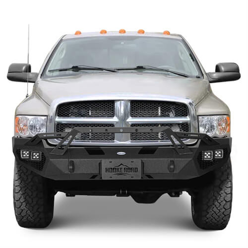 Aftermarket Front Bumper w/ LED Lights For 2003-2005 Ram 2500 (Excluding Diesel Models) - LandShaker
