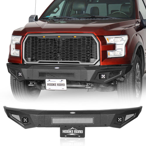 Aftermarket Full-Width Front Bumper (15-17 Ford F-150, Excluding Raptor) - LandShaker