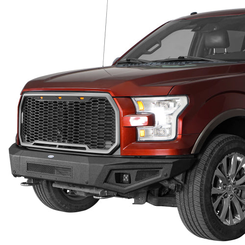 Aftermarket Full-Width Front Bumper (15-17 Ford F-150, Excluding Raptor) - LandShaker
