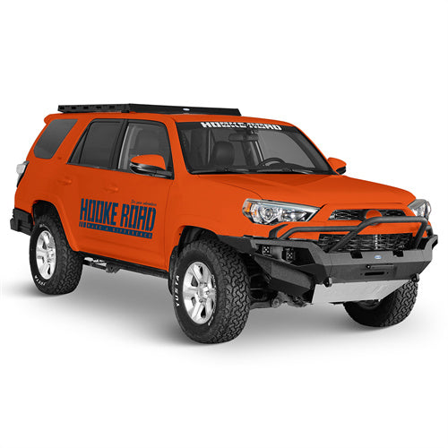 Aftermarket Full-Width Front Bumper w/ LED Spot Lights For 2014-2024 Toyota 4Runner - LandShaker4x4