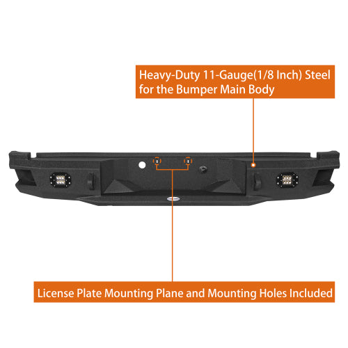 Aftermarket Pickup Truck Rear Bumper (05-07 Ford F-250) - LandShaker