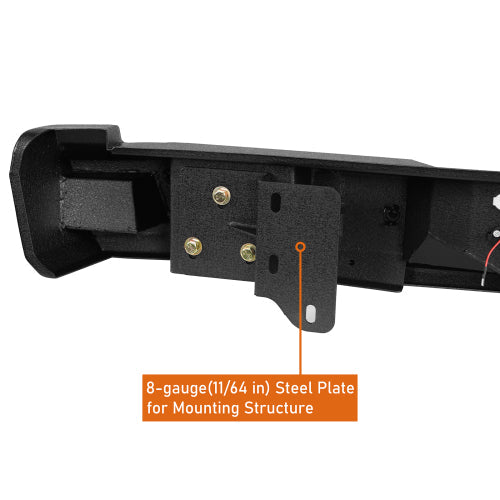 Aftermarket Rear Bumper w/ LED Spotlights (18-20 Ford F-150 , Excluding Raptor) - LandShaker
