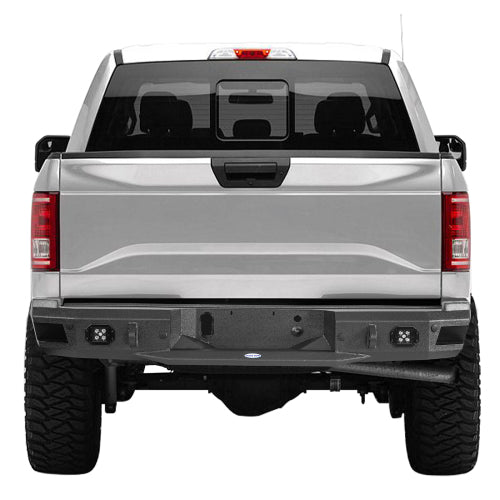 Aftermarket Rear Bumper w/ LED Spotlights (18-20 Ford F-150 , Excluding Raptor) - LandShaker