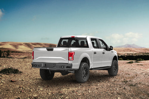 Aftermarket Rear Bumper w/ LED Spotlights (18-20 Ford F-150 , Excluding Raptor) - LandShaker