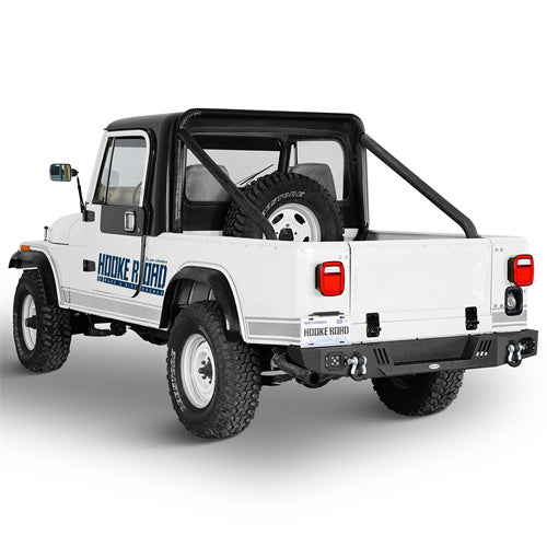 Front & Rear Bumper w/ LED Lights For 1976-1986 Jeep CJ-5 CJ-7 CJ-8 Scrambler - Landshaker4x4