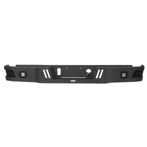 Aftermarket Rear Bumper w/LED floodlights (20-25 GMC Sierra 2500HD) - LandShaker