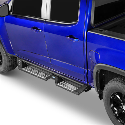 Aftermarket Side Step Bars For 2015-2025 Chevy Colorado Crew Cab & GMC Canyon Crew Cab - LandShaker4x4