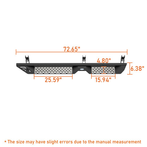 Aftermarket Side Step Bars For 2015-2025 Chevy Colorado Crew Cab & GMC Canyon Crew Cab - LandShaker4x4