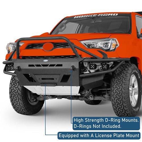 Aftermarket Tube Front Bumper w/ LED Spot Lights For 2014-2024 Toyota 4Runner - LandShaker4x4